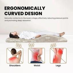 Topper de espuma para cama de cílios, colchão de espuma de alta densidade para mesa de massagem, almofada ergonômica curvada para salão de beleza - Image 4