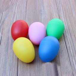 Multicolor Egg Maracas música percussão instrumentos, 2pcs - Image 1