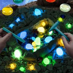 Kits de escavação de pedras preciosas para crianças, brinquedo educacional, mineração de cristal, arqueologia, escavação de pedras preciosas, presentes de aprendizagem de haste para crianças - Image 5