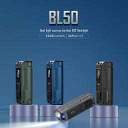 Lanterna IMALENT BL50 EDC 3600 Lumens Cree XHP50 HI LED Tipo-C Fonte de luz dupla recarregável para luzes de acampamento e trabalho. - Image 2