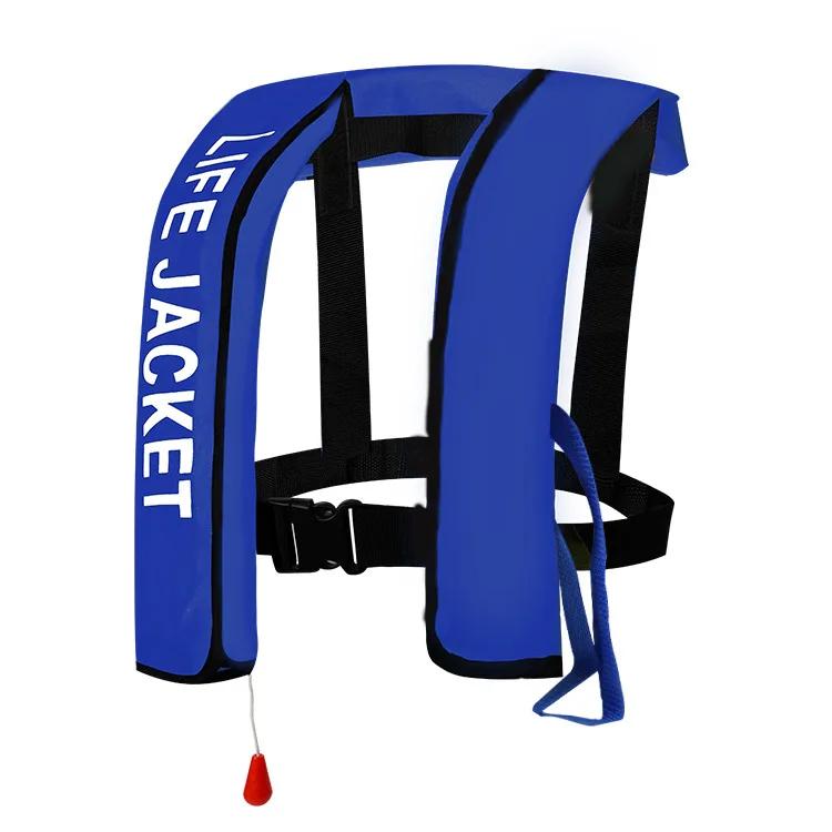 Jaqueta salva-vidas profissional para adultos, colete inflável manual, roupa de banho para natação e pesca, jaqueta de sobrevivência para esportes aquáticos, 2023 - Image 1
