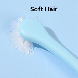 Gato escova de dentes cão limpeza pet grooming gato escovas de dentes macio escova de dentes para gatos boca ferramentas de limpeza produtos para animais de estimação - Image 6