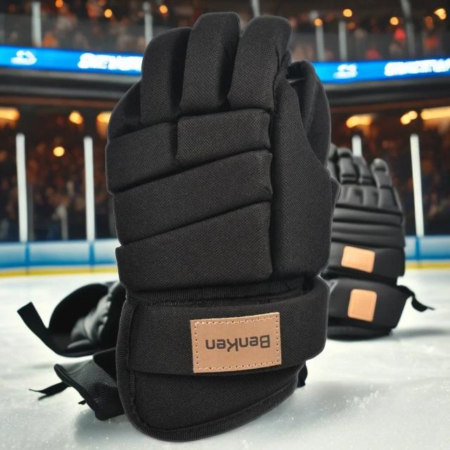Luvas de Hóquei no Gelo e Equipamento de Lacrosse Profissional para Crianças - Conforto e Desempenho Respiráveis