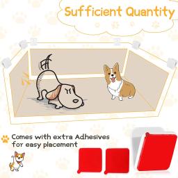 Wall Pee Pad Suporte para Cachorro, Sticky Pee Pad, Clipe de suspensão, Almofada de treinamento Potty, 12Pcs - Image 5