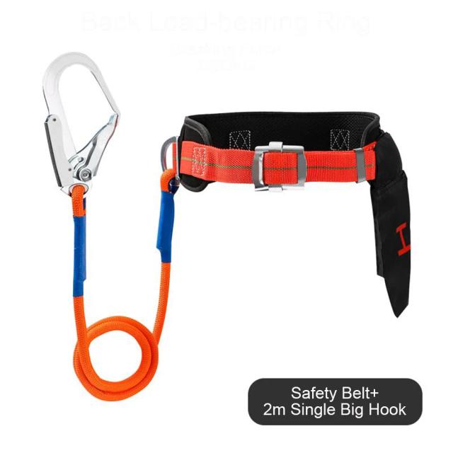 Cinto de Segurança Cintura Única Work Safety Harness para Escalada e Trabalho em Altura, Ideal para Eletricistas e Construção