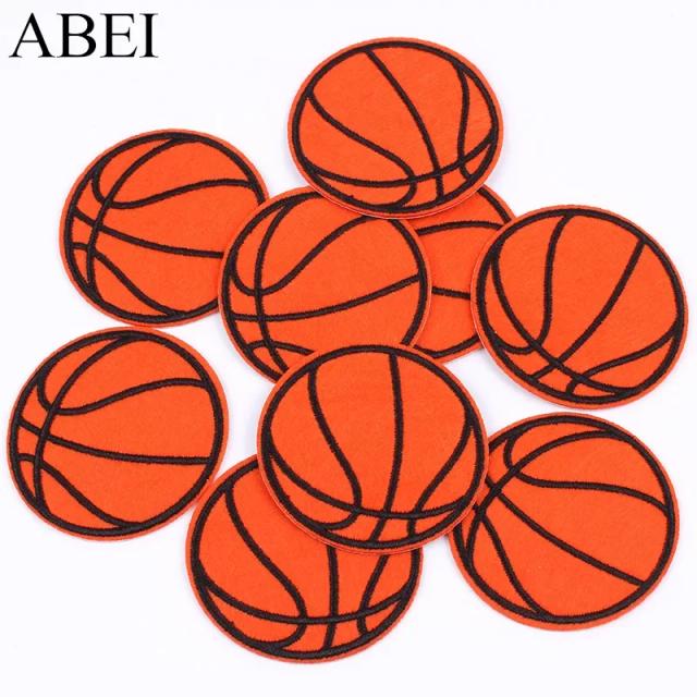 Adesivo Bordado de Basquete 10 para Costura em Roupas e Jeans - Aplique Esportivo Faça Você Mesmo