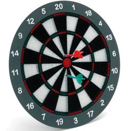 Segurança Soft Dart Board com Suporte De Metal, PP Safe Board, Cabeça De Borracha Macia, Flying Mark Set, 16" - Image 5