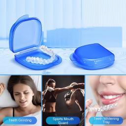 Protetor bucal moldável para moer o sono, Retentores superiores e inferiores, Estabilidade dos dentes, Boxe esportivo, Retentor protetor de dentes - Image 2