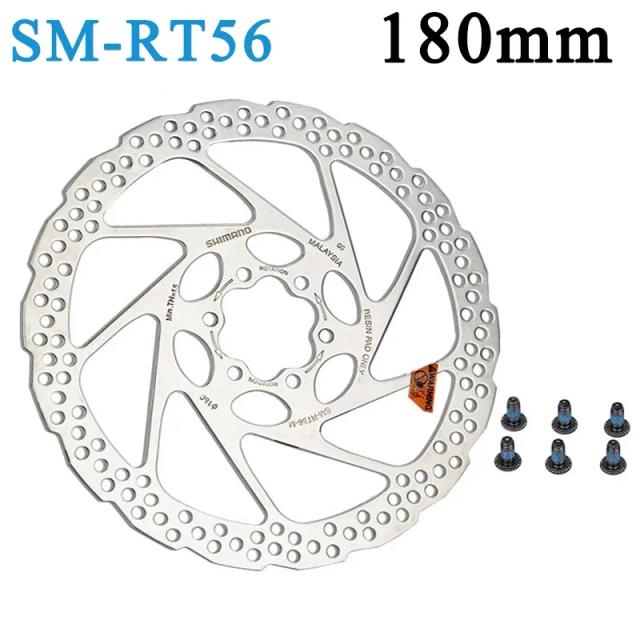 Shimano Deore SM-RT56 Rotor de Freio a Disco 160mm 6 Parafusos Mountain Bike