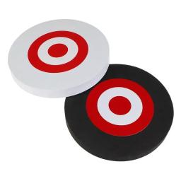 Sportfunsf novo tiro com arco alvo esportes 25*25*3cm tiro com arco preto/branco espuma alvo prática alvo prático durável - Image 6