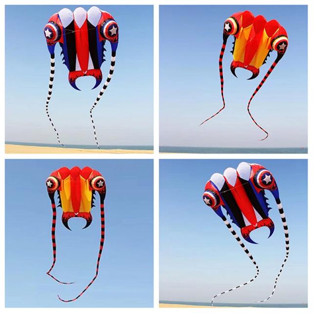 Kite Macio Trilobite 7-65m² Pipa de Náilon para Adultos