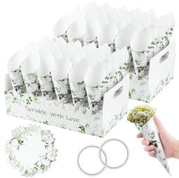Portátil Corneta Confetti Set, Confetes para casamento, Confetes para casamento, 60 pcs - Image 6