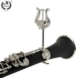 Portable Sheet Music Marching Stand, Prata para Clarinete, Instrumento de Sopros, Acessórios - Image 1