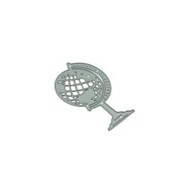 Estêncil para DIY artesanato papel cartão, decorativo globo terrestre, corte morrer para scrapbooking, cortador de metal, cortador Clipart - Image 3