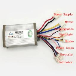Bicicleta escovado controlador acelerador Grip Kit, E-Bike Retrofit Set, Scooter elétrico, 48V, 350W, 500W, 800W, 1000W - Image 5