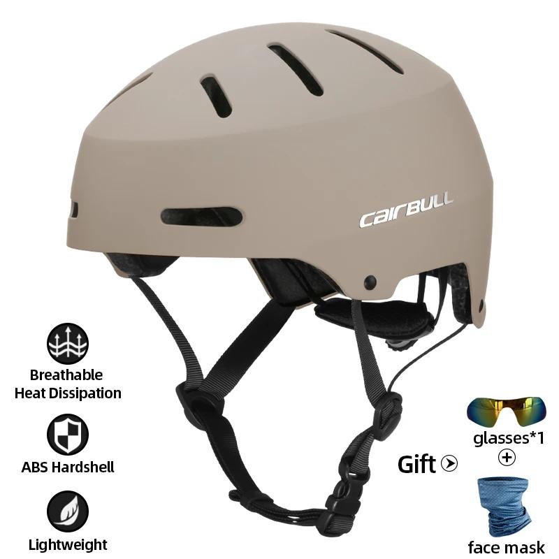 Cairbull-Capacete de bicicleta BMX leve para homens, ciclismo, scooter, skate, escalada, unissexo, ABS, EPS, CE, boné seguro, acessórios de bicicleta - Image 1