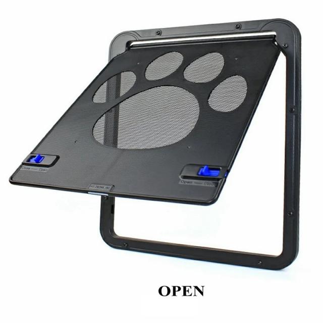 Pet Door Ideal para Gatos e Cães Pequenos: Acesso Livre para Portas de Vidro e Telas