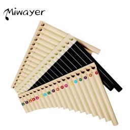 Miwayer-Instrumento de sopro ABS artesanal, flautas de panela, instrumentos musicais folclóricos portáteis, estudante de alta qualidade, 18 tubos - Image 1