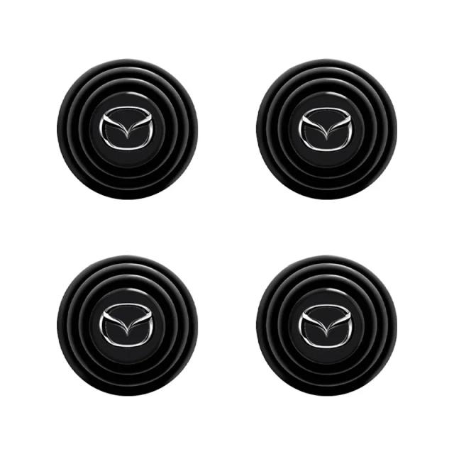 Almofada de Silicone Anti-Colisão para Portas de Automóveis Mazda: Proteção para Modelos 2, 3, 4, 5, 6, 7, 8, 323, 626, CX-3, CX-5, CX-8, MX-5 e RX-8