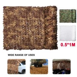 0.5x1m Floresta Rede de Camuflagem de Caça de Acampamento Ao Ar Livre Sol Abrigo Net camping equipment 캠핑용품 навесы toldos parágrafo exterior - Image 3