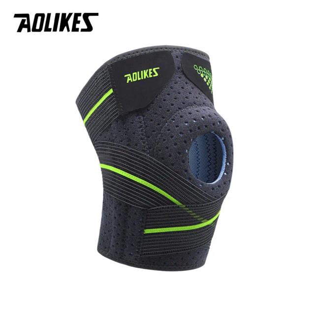 Joelheira Profissional Aolikes: Suporte de Segurança Esportiva com Almofada de Gel - 1 Peça