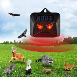 Energia solar eletrônico Ultrasonic Animal Repeller, forte LED piscando, controlador de pragas, cão impermeável, animal de estimação, pássaro, praga, jardim - Image 6