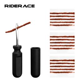 Bike Kit De Reparo De Pneu Sem Tubulação Com Tiras De Borracha Cola Urgente Portátil Free Repair Stripes Set Bicicleta Ferramenta De Reparo Do Pneu - Image 1