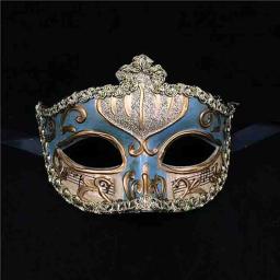 Elegante falso meia máscara facial festival aldult masculino feminino masquerade música veneziano jazz convenção mostrar festa decoração - Image 1