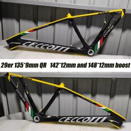 CECCOTTI-Quadro De Carbono De Bicicleta De Montanha, 29er MTB Quadro, Alta Qualidade, Frameset De Bicicleta, Preço De Fábrica - Image 2