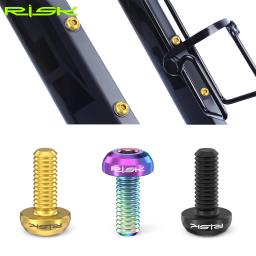 Risco m5x12mm bicicleta garrafa de água gaiola parafusos fixação liga titânio mtb estrada garrafa titular parafusos bomba ar parafusos fixos - Image 5