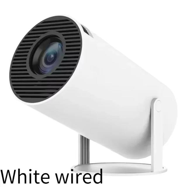 Mini projetor rotativo 4K para filmes ao ar livre com Android 11, Wi-Fi 6 e Bluetooth 5.0