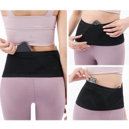 Bolsa de cintura para homens e mulheres, mochila de ginástica invisível, cinto de corrida, dinheiro para celular, trilha, ao ar livre - Image 5