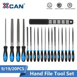 Xcan conjunto de arquivo de mão agulha rasp para madeira metal vidro jóias escultura diy ferramenta artesanato ferramentas manuais 9/19/20 peças - Image 1