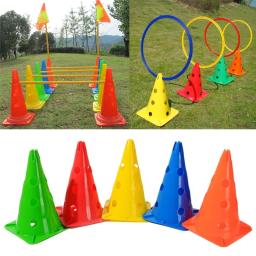 2 pces treinamento cones de tráfego esporte marcador cones para futebol basquete cones de futebol treinamento ao ar livre atividade ou evento - Image 1