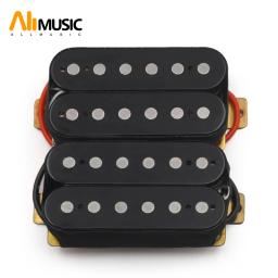 Humbucker 6 cordas captador de guitarra elétrica bobina dupla humbucker guitarra elétrica captador ponte ou pescoço captador preto - Image 1
