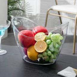 Cubo De Gelo Transparente Balde De Armazenamento, Balde De Vinho De Cerveja, Balde De Champanhe, Refrigerador De Cerveja, Recipiente De Champanhe - Image 4