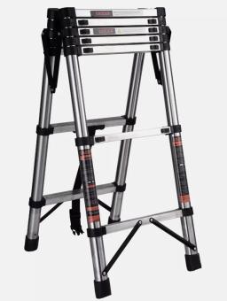 Fabricantes de escadas Escada Loft de alumínio Escada telescópica retrátil para sótão - Image 4