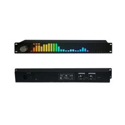 Luz indicadora de nível LED para espectro musical EQ Balancer Pickup Display Indicador de nível de áudio Espectro de música Bluetooth Controle remoto 1.5U - Image 3