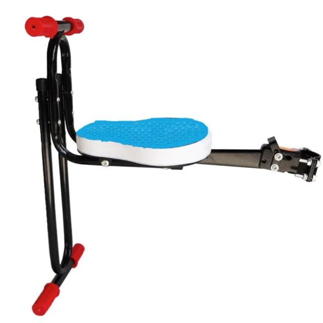 Sela Dobrável de Bicicleta Elétrica para Crianças com Almofada Confortável para Mountain Bike e Pedal Infantil
