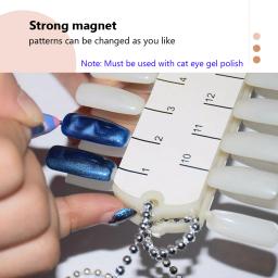 Olho de gato Magnetic Nail Art Tools, Ímã poderoso, Adequado para Gel Polimento, Beleza, Manicure Decoração Suprimentos, 11 Pcs/Set - Image 5