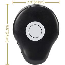 Saco De Boxe Curvo para Adultos e Crianças, Equipamento De Boxe, Sacos De Perfuração Para Taekwondo, Muay Thai, Karatê, PU Training Paws Pads, 1 Pc, 2Pcs - Image 4