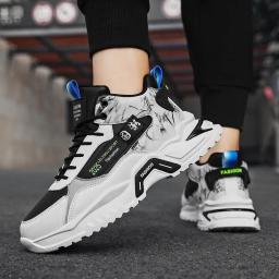 Tênis de plataforma respirável masculino, tênis de corrida, mesh esportivo, leve, unissex, casual, vulcanizado, masculino, fashion - Image 3