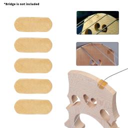 Conjunto de ponte para violoncelo, 5 peças, protetores de cordas, instrumentos musicais acessórios - Image 4