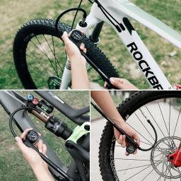 Rockbros Portable Bike Air Pump, Bomba de Forquilha de Alta Pressão, Garfo de Medidor, Suspensão Traseira, Amortecedor, MTB Road, Acessórios de Bicicleta - Image 2