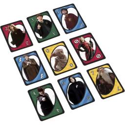 Mattel Games UNO Harry Potter Jogo de cartas para a noite familiar com gráficos temáticos do programa de TV e uma regra especial para 2 a 10 jogadores - Image 3