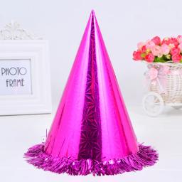 Cone Chapéus com Borla Brilhante para Crianças e Adultos, Festa de Aniversário, Mix Color, 18Pcs - Image 6