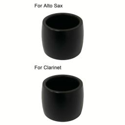 Melhorar a qualidade do som com braçadeira de clipe de palheta de ligadura de saxofone de plástico para saxofone alto e clarinete - Image 4