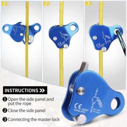 Equipamento De Corda De Escalada Profissional Ao Ar Livre, mosquetão De Alumínio, Ascend De Bloqueio De Segurança, acessórios De Montanhismo - Image 3