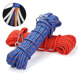Corda de Escalada Estática, Tree Wall Climbing Equipment, Corda de segurança, Acessórios de substituição ao ar livre, 10mm, 10m - Image 1