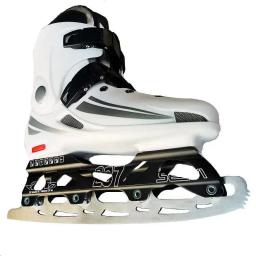 (Patins de gelo de dupla finalidade) patins para iniciantes, patinação artística, sapatos de skate inline de quatro rodas profissionais para adultos - Image 1